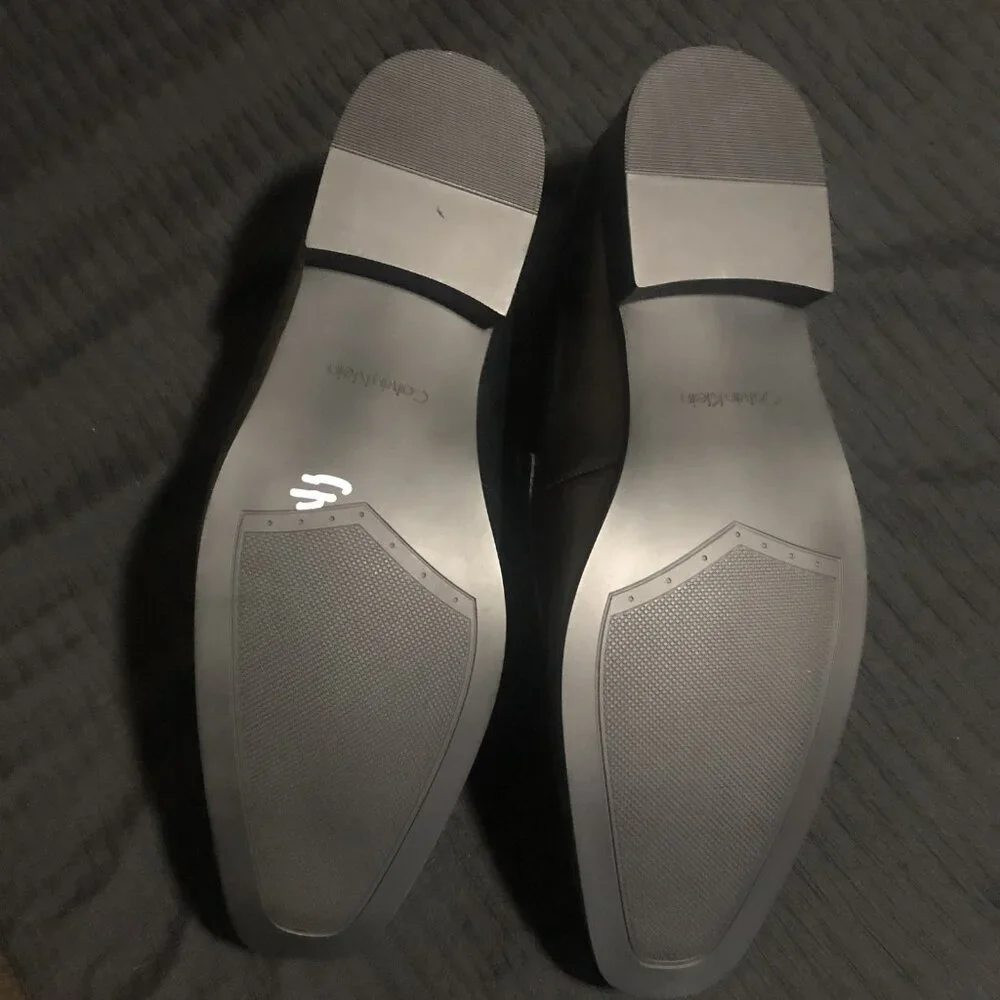 Calvin Klein Men's Dress Shoes, Size 9.5, CMJIMNON-R, Solid Black, Slip-On - Picture 5 of 5